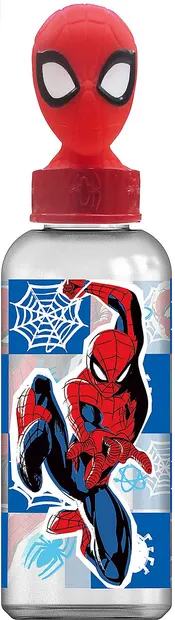 Sticlă cu figurină 3D Stor Spider-Man - Midnight Flyer, 560 ml