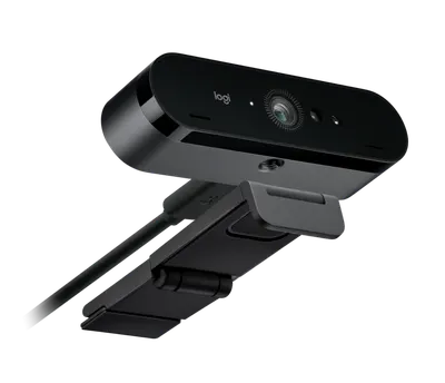 Camera Web Logitech BRIO 4K, 13 MP, rezolutie video 4K, USB-C, Negru