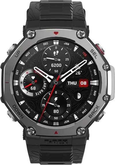 Smartwatch Amazfit - T-Rex 3, 48 mm, 1.5'', Onyx