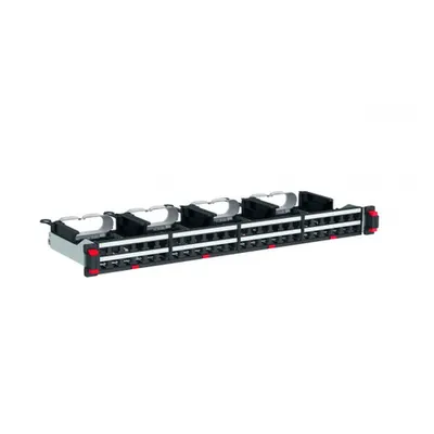 Flat high density 48-connector patch panel LCS³ - 19 - 1U to be equipped