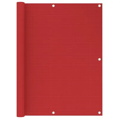 Gossi paravan de balcon, rosu, 120x400 cm, hdpe