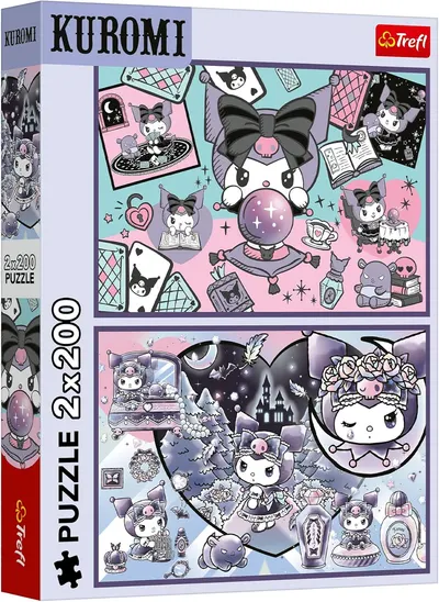 Puzzle Trefl din 2 x 200 piese - Năzbâtiile lui Kuromi