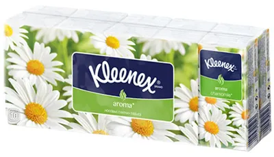 Șervețele nazale Kleenex - Aroma, muşeţel, 10 buc