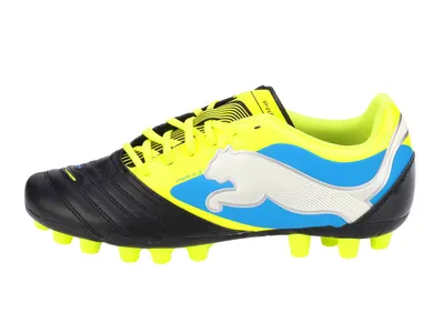 Ghete fotbal Puma PowerCat 3 r MG, black-yellow-white-blue