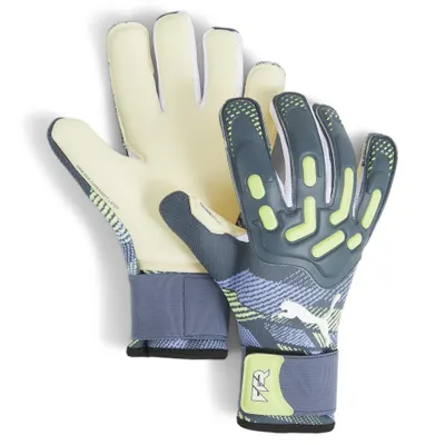 Mănuși de portar FUTURE Pro Hybrid PUMA Gray Skies Fizzy Apple Yellow