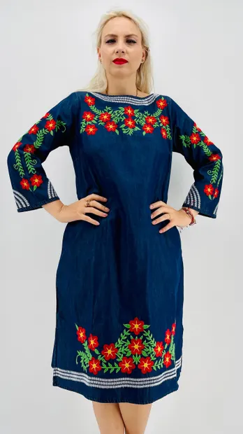 Rochie din Denim traditionala Martina