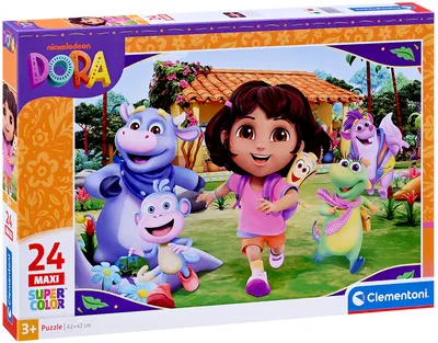 Puzzle pentru copii Clementoni din 24 piese - Dora exploratoarea