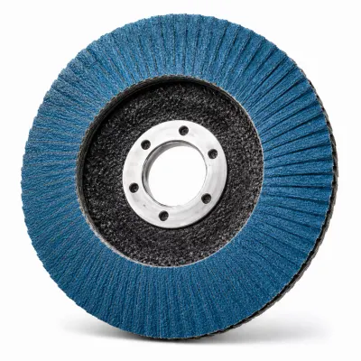 SET 10 BUC - Disc abraziv lamelar conic T29, granulație P80, 115x22.23 mm, pentru șlefuire și polizare metal