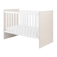 Patut din lemn 124x67 cm KikkaBoo Ayla Beige,3 nivele de regalare a inaltimii suportului de saltea,PAL laminat de 18 mm si profil MDF,fabricat in conformitate cu EN 716,design stabil si modern