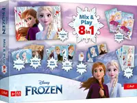Joc de societate Mix & Play 8 în 1 - Frozen - Pentru copii