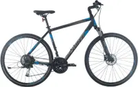 Bicicletă de trekking pentru bărbați SPRINT - Sintero Plus Man, 28", 520 mm, negru/albastru