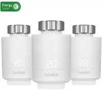 Termostate radiator - Hombli, Smart Add-on, 3 buc., alb