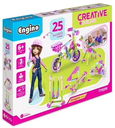 Engino Creative Builder - 25 de modele pentru fete