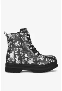 Ghete dama 5905588805700 - Sintetic - Negru - Negru