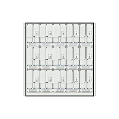 Meter box insert 3-rows, 15 meter boards / 25 Modul heights