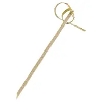 Bete de Unica Folosinta pentru Aperitiv, Bambus, Capat Buclat, 90 mm, 100 Bucati