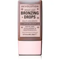 Revolution Bright Light Bronzing Drops crema bronzanta culoare Deep Bronze Spice 23 ml
