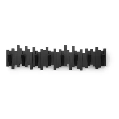 Cuier de perete negru din plastic 72 cm Sticks – Umbra
