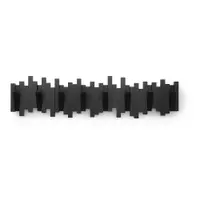 Cuier de perete negru din plastic 72 cm Sticks – Umbra