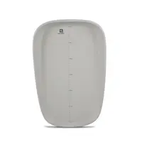 Saltea de infasat din spuma poliuretanica moale, Lorelli Lulu, suprafata gradata, antialunecare, impermeabila, 43 x 10 x 68 cm, Grey