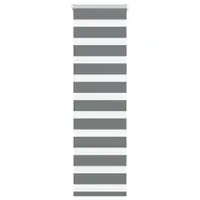 Gossi jaluzea tip zebra gri inchis latime tesatura 45,9 cm poliester