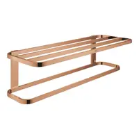 Suport prosop Grohe Selection 41066DA0, 600 mm, 4 suporti, montare pe perete, fixare ascunsa, lucios, Warm Sunset