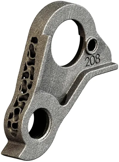 Patină schimbător Silca Canyon SRAM DM, imprimată 3D, argintie