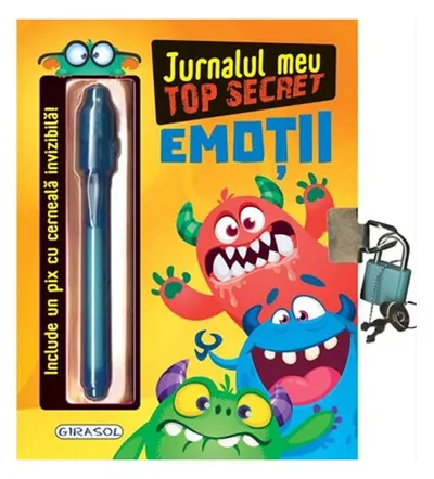 Jurnalul meu top secret. Emoții - Paperback brosat - ***