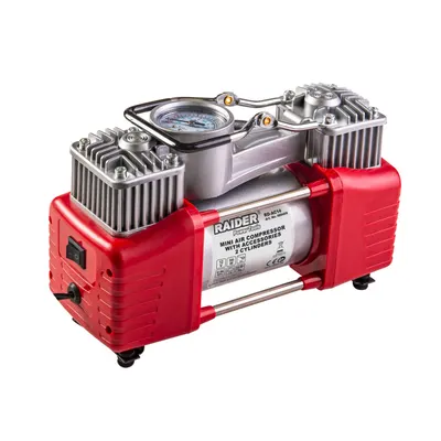 Compresor auto Raider - RD-AC14, 12V, 70 l/min