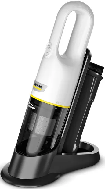 Aspirator de mână Karcher - CVH 3 Plus, HEPA 12, alb/negru