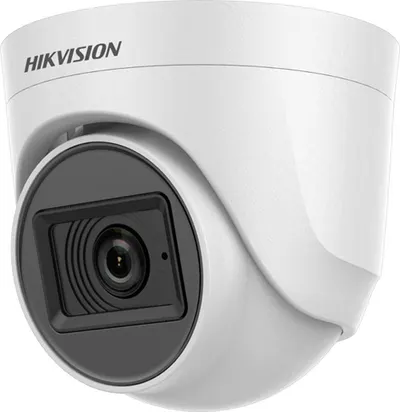 Camera de supraveghere Turret 5MP Audio Indoor Hikvision DS-2CE76H0T- ITPFS(2.8MM), lentila fixa 2.8mm, iluminare min: 0.01 Lux@