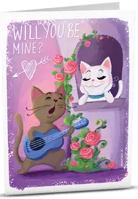 Felicitare iGreet - Serenada pisoilor