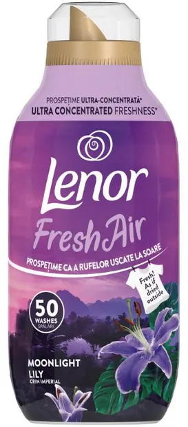 Balsam de rufe Lenor - Fresh Air Moonlight Lily, 50 spălări