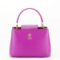 Geanta din piele naturala 8950 120 Fucsia