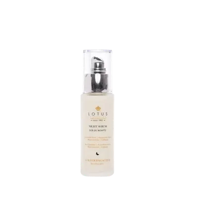 Ser de noapte pentru fata Gold Dermoactive, 50ml, Lotus Cosmetics