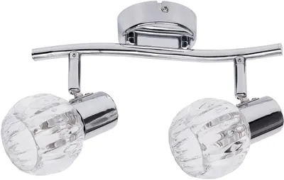 Spot dublu Rabalux - Lauren 6092, IP20, E14, 2 x 40W, 230V, crom