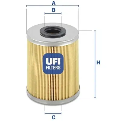 Filtru combustibil UFI 26.687.00
