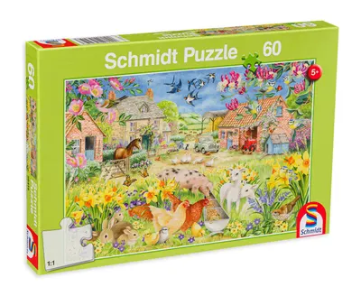 Puzzle Schmidt din 60 de piese - Ferma