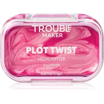Trouble Maker Plot Twist Cream Highlight iluminator solid cremos