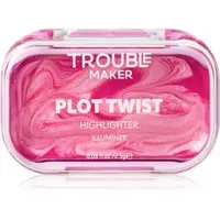 Trouble Maker Plot Twist Cream Highlight iluminator solid cremos