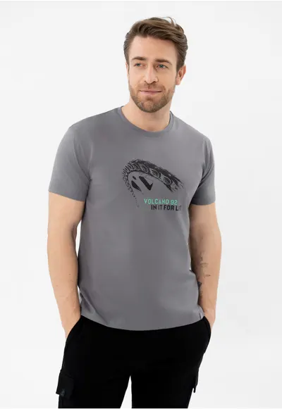Tricou barbati T-Init gri - Gri