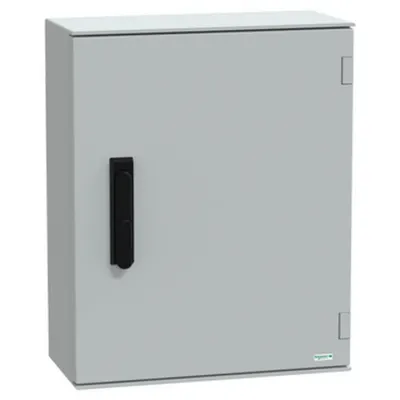 Carcasa montare perete poliester monobloc IP66 H530xL430xD200mm bloc. 3 p.
