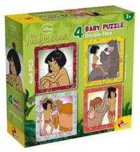 Puzzle pentru copii 4 în 1 Lisciani Giochi - Disney Classic, The Jungle Book