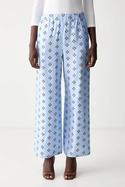 MM by Max Mara pantaloni pentru femei din mătase MMLADATTI