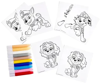 Set creativ Micki - PAW Patrol, Desenează autocolante pentru ferestre