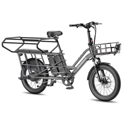 Cargo EBike FF20 CUV Baterii 2x12Ah 140km Anvelope Fat Scaun Copil 200kg