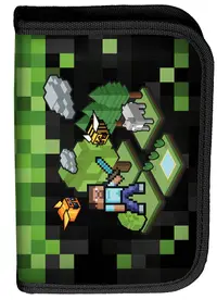 Penar echipat Paso Game - Verde si negru, cu 1 fermoar
