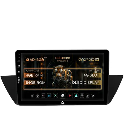 Navigatie BMW X1 (2009-2015), Android, A-Octacore 4GB RAM + 64GB ROM, 10.1 Inch - AD-BGA10004+AD-BGRKIT394