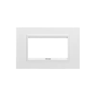 Placa ornament Chorus LUX -Metalizat - 4 module- WHITE - CHORUS