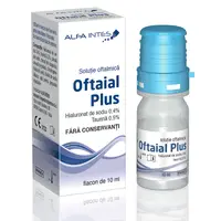 Solutie oftalmica Oftaial Plus, Alfa Intes | 10 ml